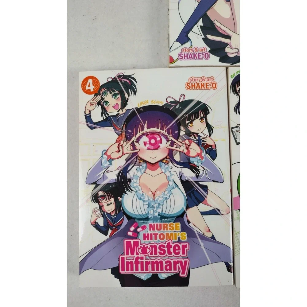 Nurse Hitomi's Monster Infirmary Manga Vol. 1- 5 English Soft Back Books